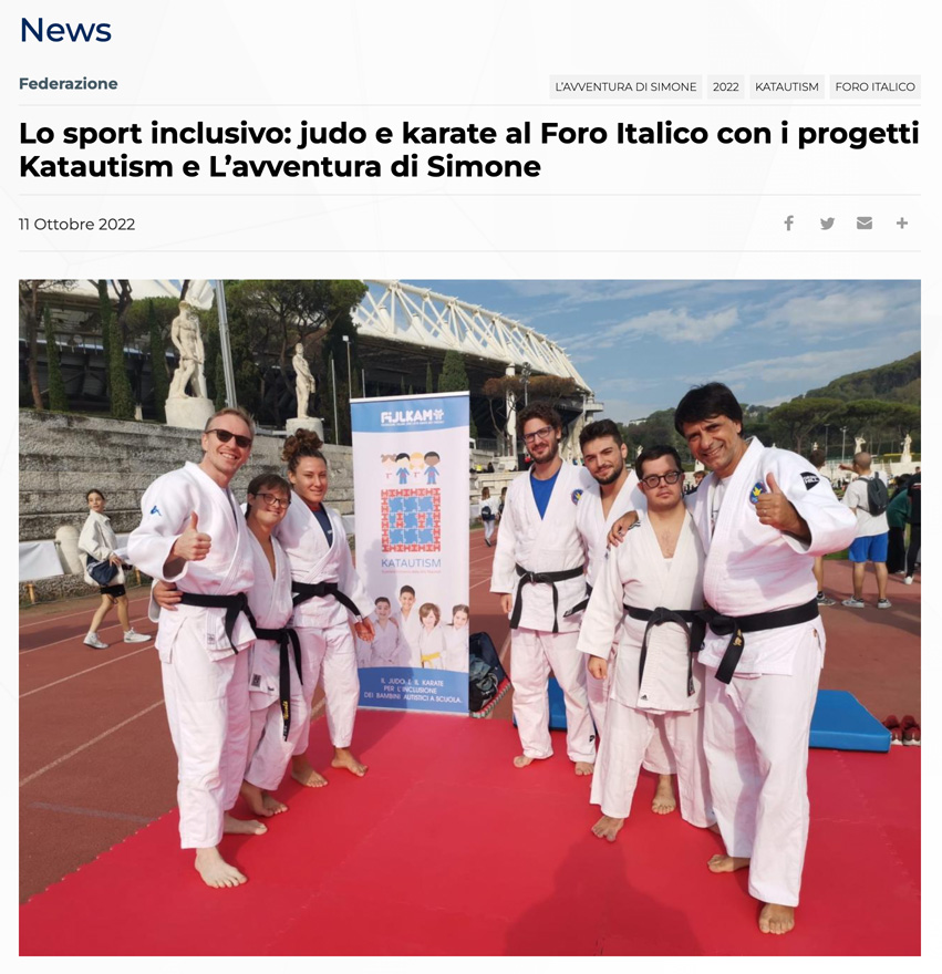 FIJLKAM e lo sport inclusivo